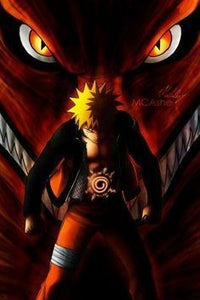 Naruto 2023/3 - 100% Diamantes (Quadrado) - Kit Completo - Pintura com Diamantes