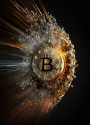 Bitcoin 2023/2 - 100% Diamantes (Quadrado) - Kit Completo - Pintura com Diamantes