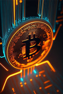 Bitcoin 2023/4 - 100% Diamantes (Quadrado) - Kit Completo - Pintura com Diamantes