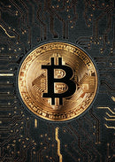 Bitcoin 2023/6 - 100% Diamantes (Quadrado) - Kit Completo - Pintura com Diamantes