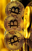 Bitcoin 2023/5 - 100% Diamantes (Quadrado) - Kit Completo - Pintura com Diamantes