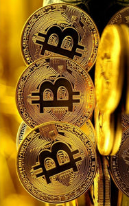Bitcoin 2023/5 - 100% Diamantes (Quadrado) - Kit Completo - Pintura com Diamantes