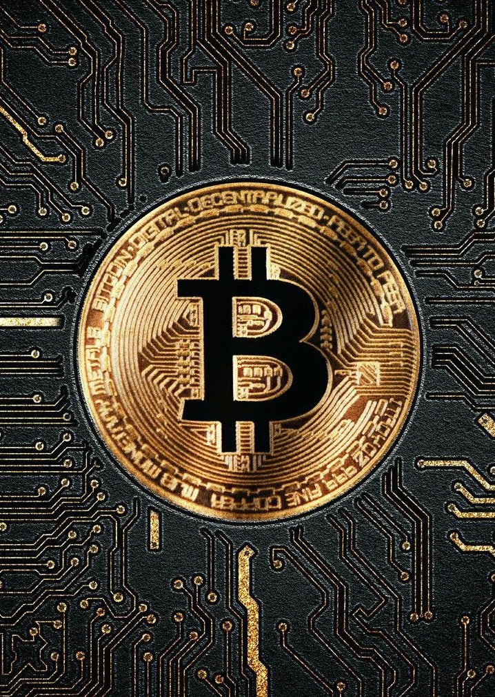 Bitcoin 2023/6 - 100% Diamantes (Quadrado) - Kit Completo - Pintura com Diamantes