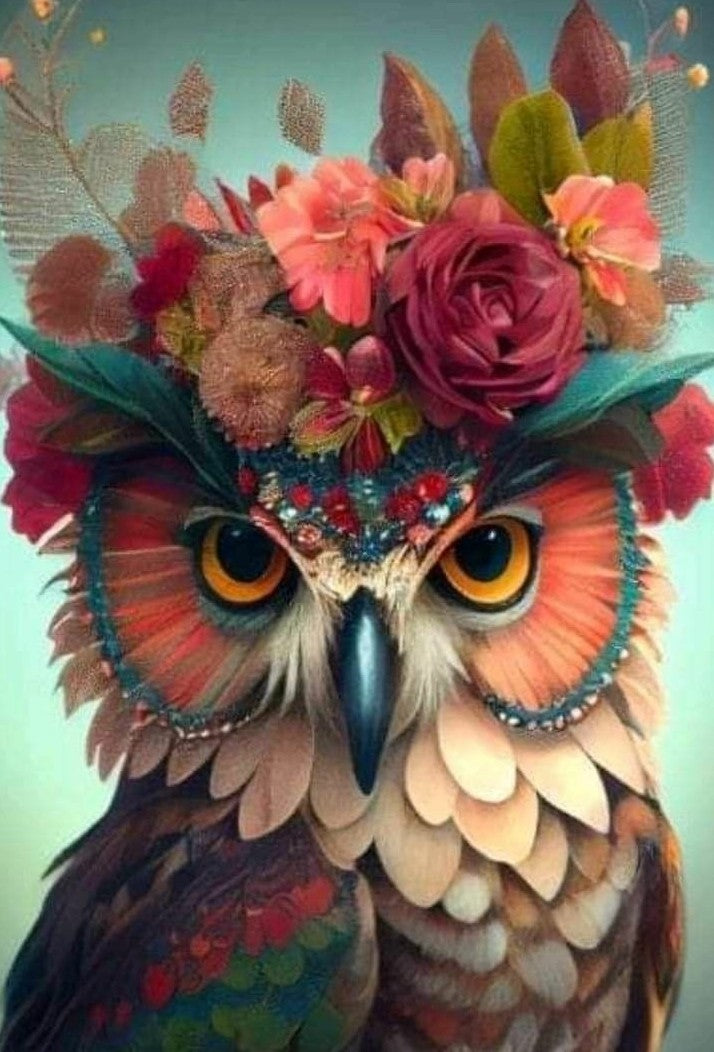 Lindos Animais 2023/13 - 100% Diamantes (Quadrado) - Kit Completo - Pintura com Diamantes