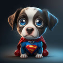 Lindos Animais 2023/5 - 100% Diamantes (Quadrado) - Kit Completo - Pintura com Diamantes