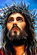 Jesus 2024/1 - 100% Diamantes (Quadrado) - Kit Completo - Pintura com Diamantes