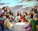 Santa Ceia 2024/2 - 100% Diamantes (Quadrado) - Kit Completo - Pintura com Diamantes