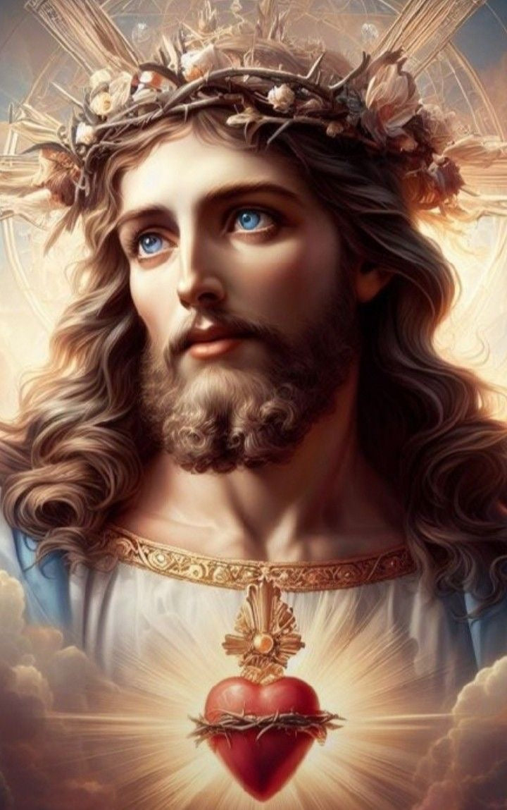 Jesus 2024/3 - 100% Diamantes (Quadrado) - Kit Completo - Pintura com Diamantes