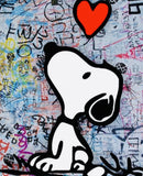 Snoopy 2024/1 - 100% Diamantes (Quadrado) - Kit Completo - Pintura com Diamantes