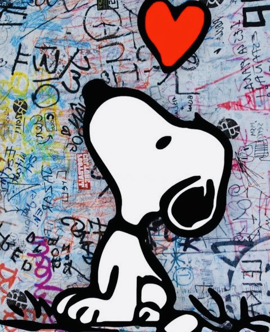 Snoopy 2024/1 - 100% Diamantes (Quadrado) - Kit Completo - Pintura com Diamantes