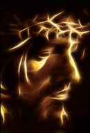 Jesus Iluminado - 100% Diamantes Quadrados (Kit Completo)