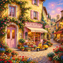 Paisagem 2027/11 - 100% Diamantes (Quadrado) - Kit Completo - Pintura com Diamantes