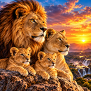 Animais 2027/16 - 100% Diamantes (Quadrado) - Kit Completo - Pintura com Diamantes