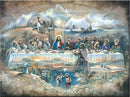 Santa Ceia - 100% Diamantes (Quadrado) - Kit Completo