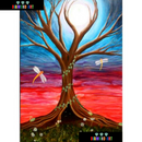 Árvore 17 - 100% Diamantes (Kit Completo) - Pintura com Diamantes