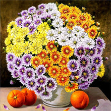 Carregar imagem no visualizador da galeria, Lindas Flores 10 - 100% Diamantes (Kit Completo)
