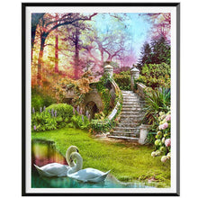 Carregar imagem no visualizador da galeria, Linda Paisagem 10 - 100% Diamantes (Kit Completo)
