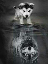 Carregar imagem no visualizador da galeria, Reflexo dos Animais 11 - 100% Diamantes (Kit Completo)
