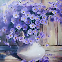 Carregar imagem no visualizador da galeria, Lindas Flores 12 - 100% Diamantes (Kit Completo)
