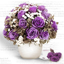 Lindas Flores 15 - 100% Diamantes (Kit Completo)