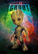Baby Groot - 100% Diamantes (Quadrado) - Kit Completo - Pintura com Diamantes