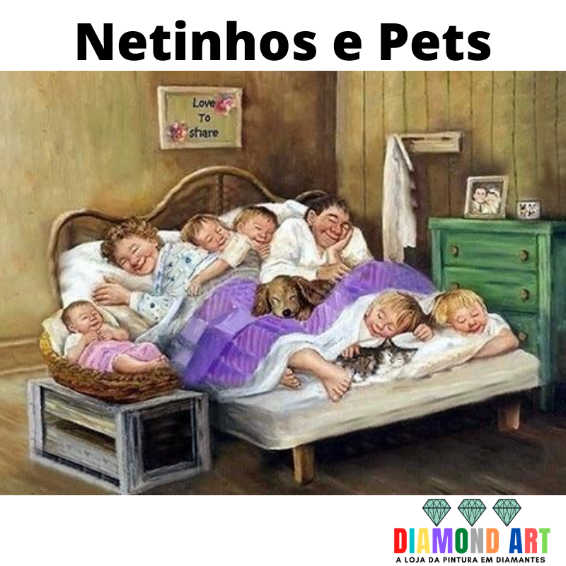 Netinhos e Pets - 100% Diamantes (Kit Completo)