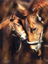 Carregar imagem no visualizador da galeria, Cavalos Magníficos 1 - 100% Diamantes (Kit Completo)
