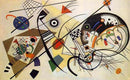 Abstrato 2 - Artista Wassily Kandinsky - 100% Diamantes (Kit Completo) - Pintura com Diamantes