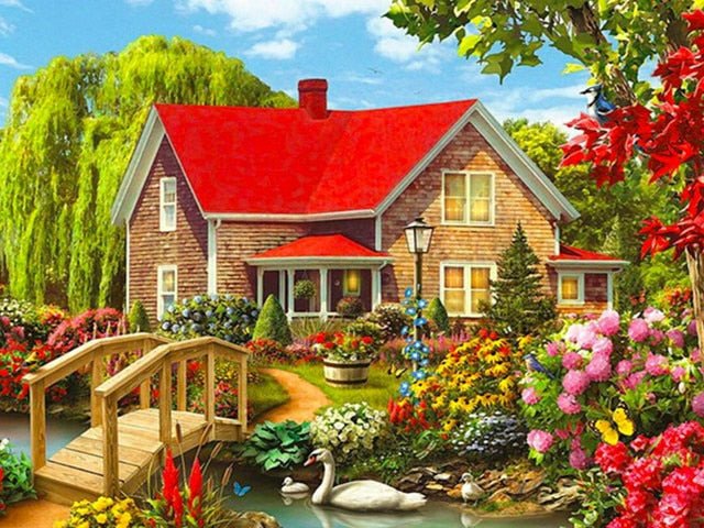 Casa e o Jardim - 100% Diamantes (Kit Completo)