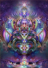 Carregar imagem no visualizador da galeria, Buda Colorido - 100% Diamantes (Kit Completo) - Pintura com Diamantes
