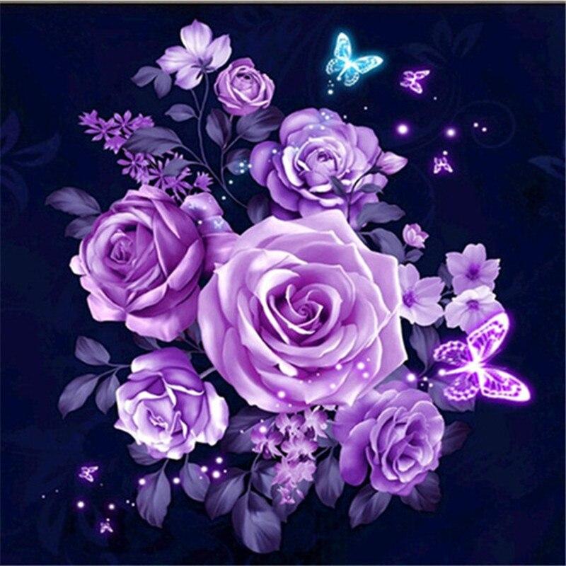 Lindas Flores 6- 100% Diamantes (Kit Completo)