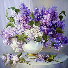 Carregar imagem no visualizador da galeria, Lindas Flores 8 - 100% Diamantes (Kit Completo)
