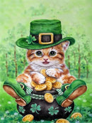 Gato de Ouro - 100% Diamantes (Kit Completo)
