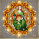 Mandala da Riqueza - 100% Diamantes (Quadrado) - Kit Completo