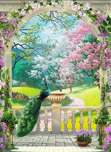 Portal das Flores 2023/1 - 100% Diamantes (Quadrado) - Kit Completo - Pintura com Diamantes
