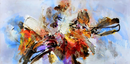 Abstrato 4 - 100% Diamantes (Quadrado) - Kit Completo - Pintura com Diamantes