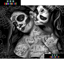 Mulheres Caveiras - 100% Diamantes (Kit Completo)