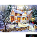 Paisagem Inverno 5 - 100% Diamantes (Kit Completo)