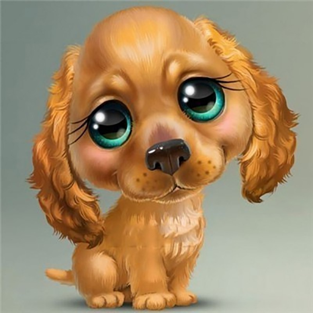 Cachorrinho - 100% Diamantes (Kit Completo)