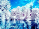 Paisagem Inverno 9 - 100% Diamantes (Kit Completo)