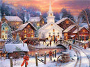 Paisagem Inverno 17 - 100% Diamantes (Kit Completo)
