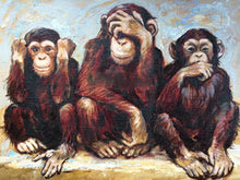Carregar imagem no visualizador da galeria, Os 3 Macacos - 100% Diamantes (Kit Completo)
