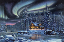 Carregar imagem no visualizador da galeria, Paisagem Inverno 20 - 100% Diamantes (Kit Completo)
