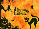 Halloween Gato Preto 2 - 100% Diamantes (Kit Completo)