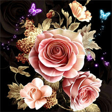 Carregar imagem no visualizador da galeria, Vaso de Flor 4 - 100% Diamantes (Kit Completo)
