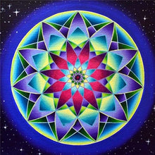 Carregar imagem no visualizador da galeria, Mandala 3 - 100% Diamantes (Kit Completo)

