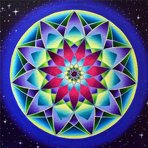Mandala 3 - 100% Diamantes (Kit Completo)
