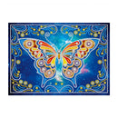 Belas Telas Fluorescentes 8 - Parcial Diamantes (Redondo) - Kit Completo - Pintura com Diamantes