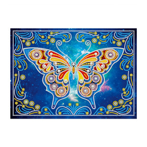 Belas Telas Fluorescentes 8 - Parcial Diamantes (Redondo) - Kit Completo - Pintura com Diamantes