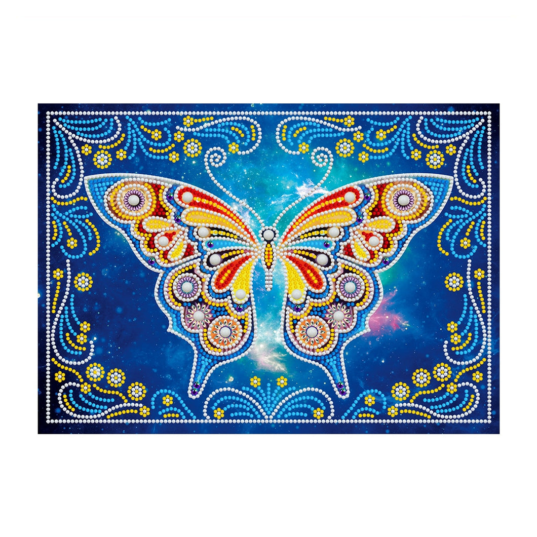 Belas Telas Fluorescentes 8 - Parcial Diamantes (Redondo) - Kit Completo - Pintura com Diamantes